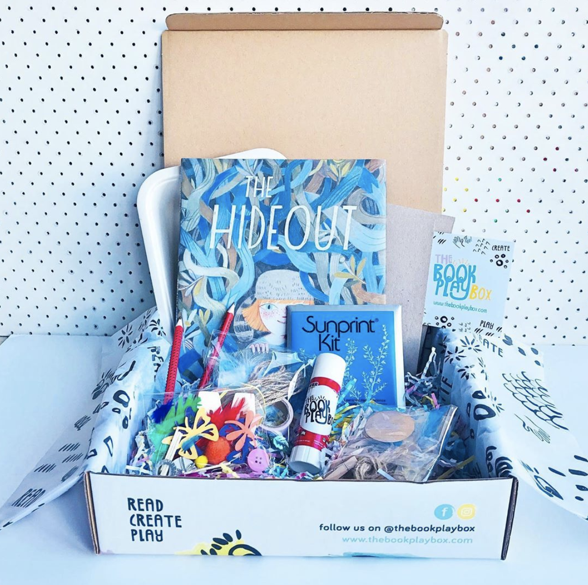 The Book Playbox box with products